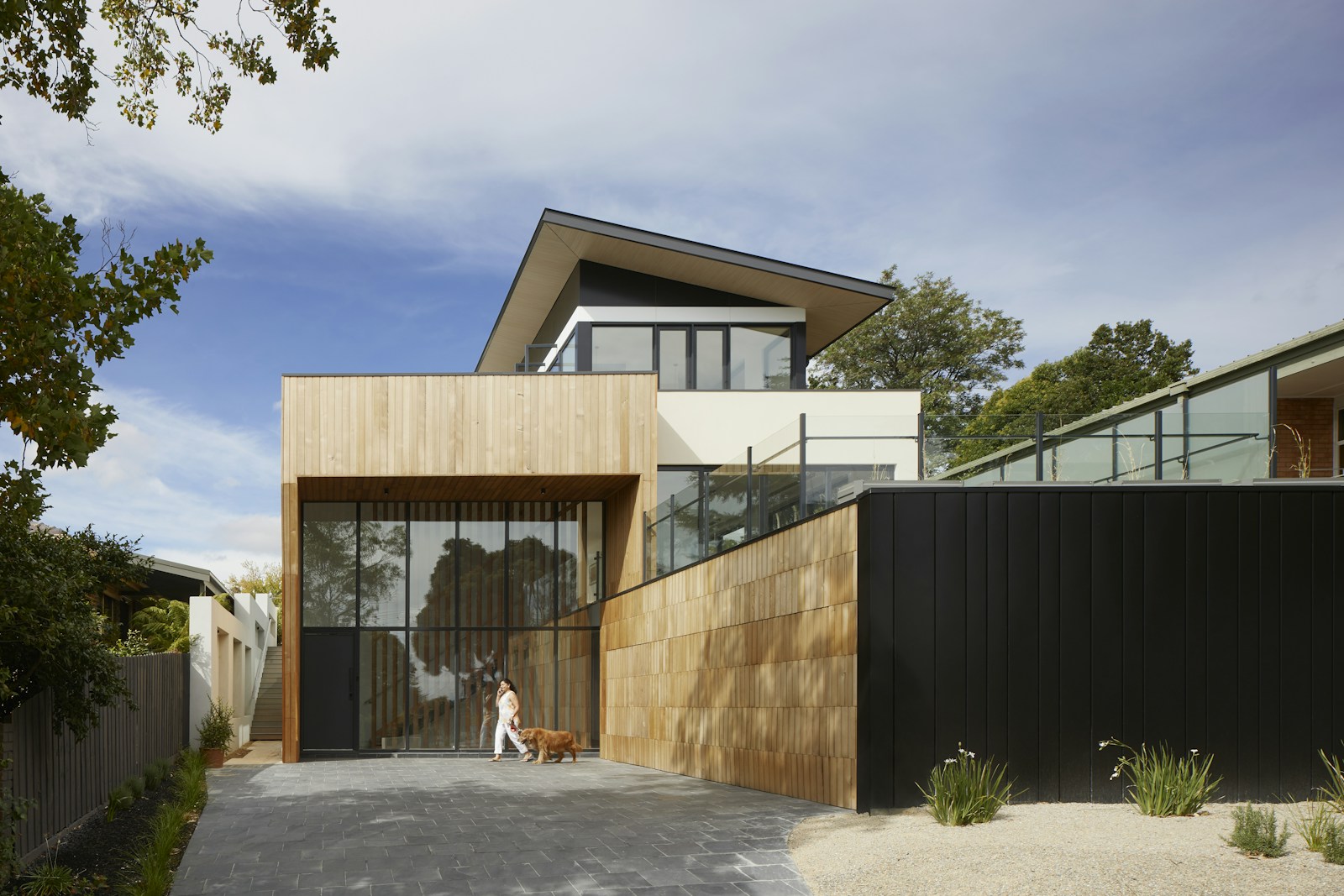 Elegant home with landscaping